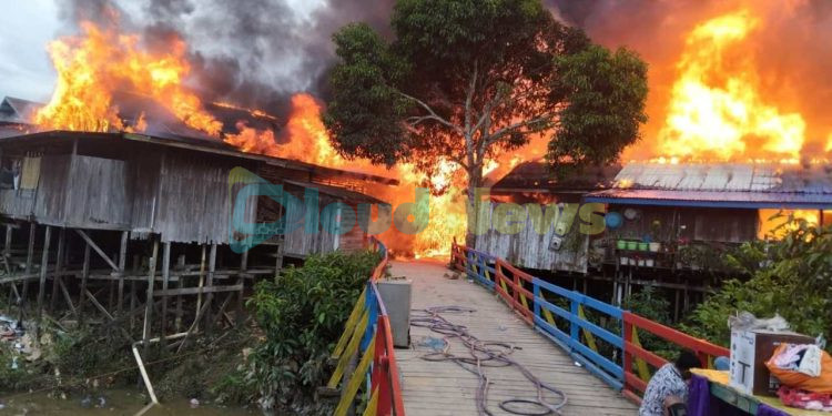 109 Rumah Hangus dalam Kebakaran di Batu Ampar, Ratusan Warga Terdampak